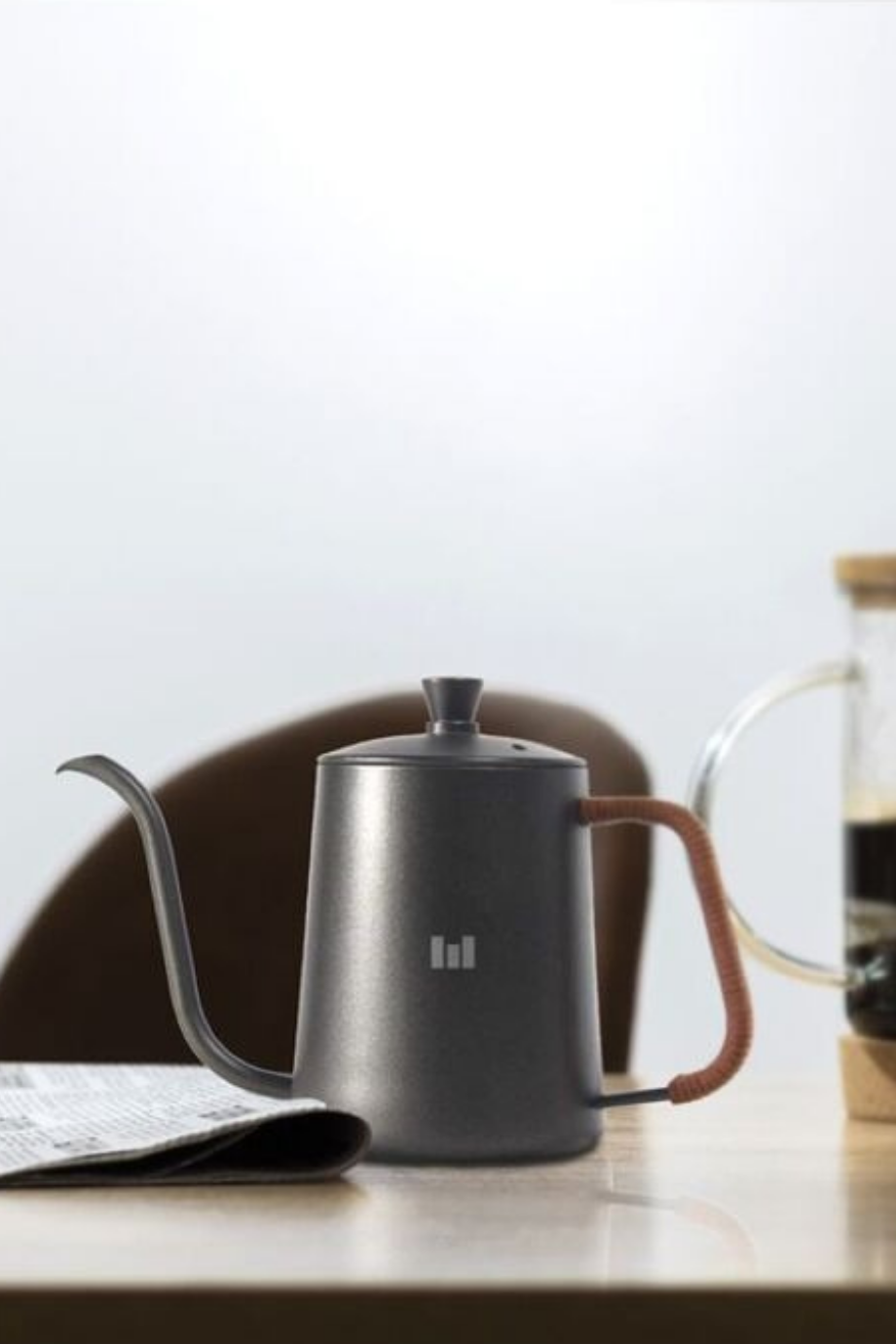 MacPour Gooseneck 600 ml, Siyah Kahve Demleme Sürahisi