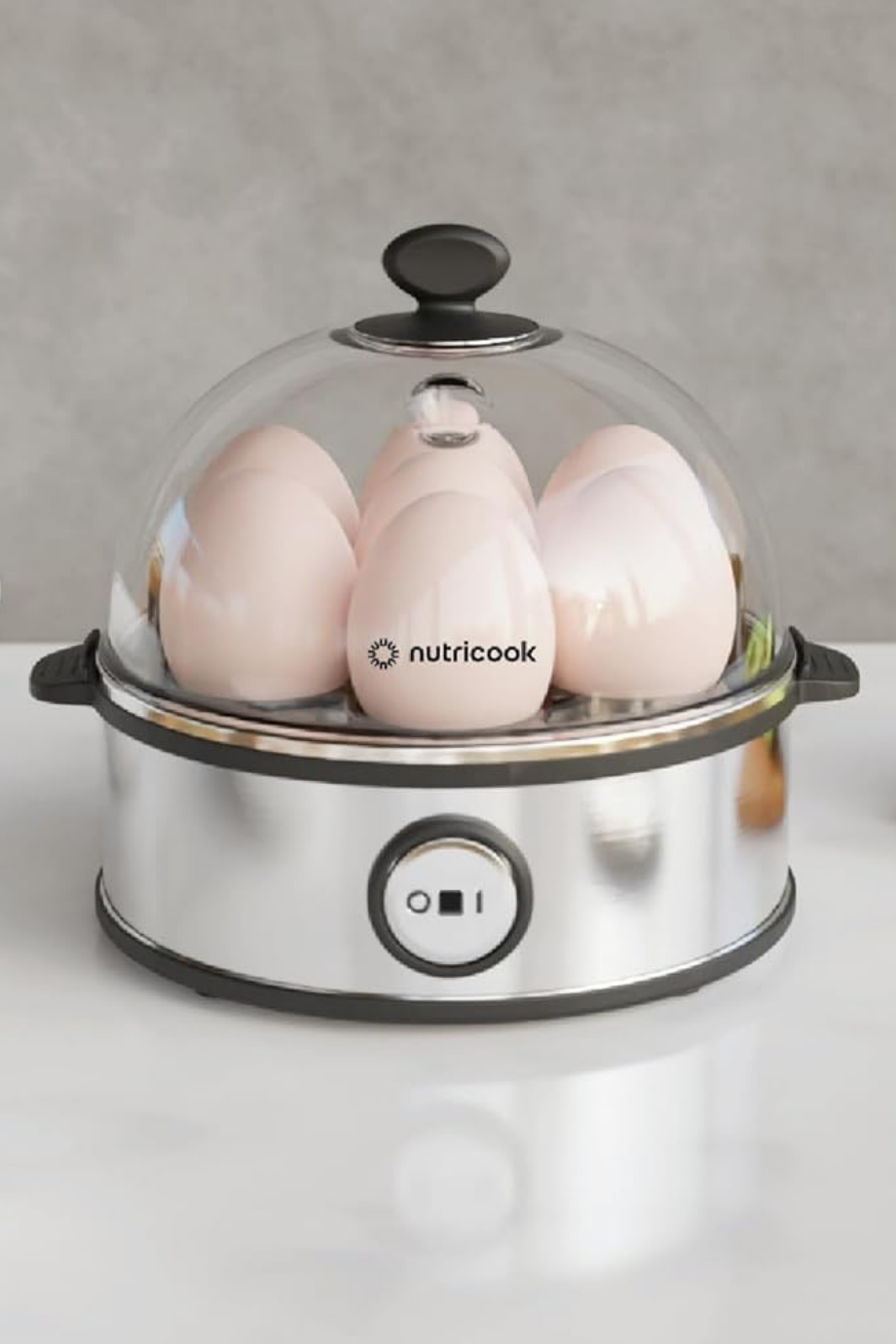 7 Yumurtalı Elektrikli Yumurta Pişirme Makinesi, Gümüş