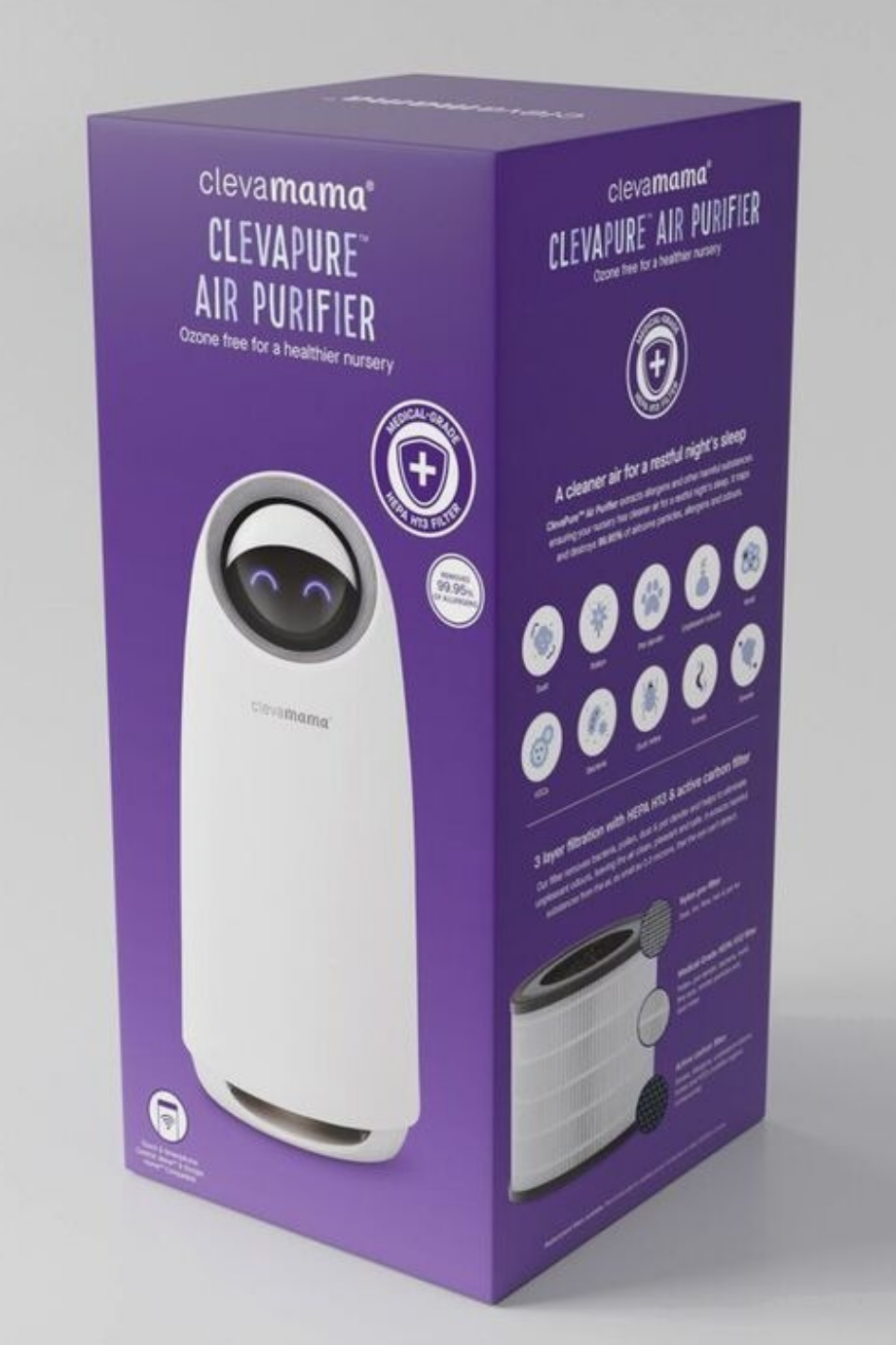 ClevaPure HEPA H13 Akıllı Bebek Odası Hava Temizleyici