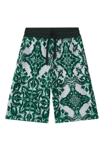 Çocuklar İçin Majolica Desenli Şortlar