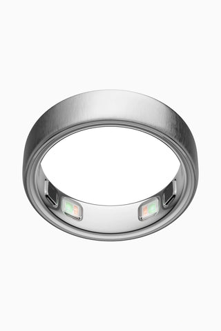 Gümüş Ring 5 Unisex Akıllı Sağlık Takip Yüzüğü (Beden 12)