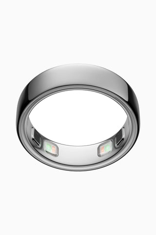 Gümüş Ring 5 Silver Unisex Akıllı Sağlık Takip Yüzüğü (Beden 9)
