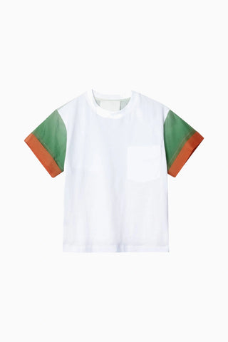 Ombré Voile Detaylı Kadın T-Shirt