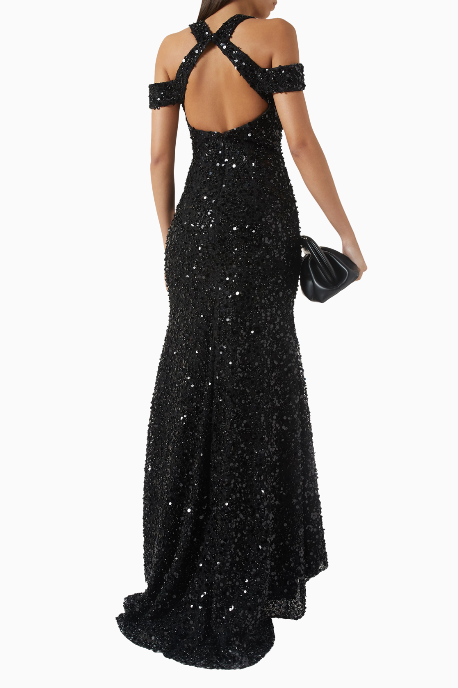 Sequinned Maxi Payetli Kadın Elbise