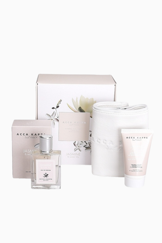 Jasmine-Water Lily Unisex 50 ml EDP ve El Kremi Seti-Makyaj Çantası Hediyeli