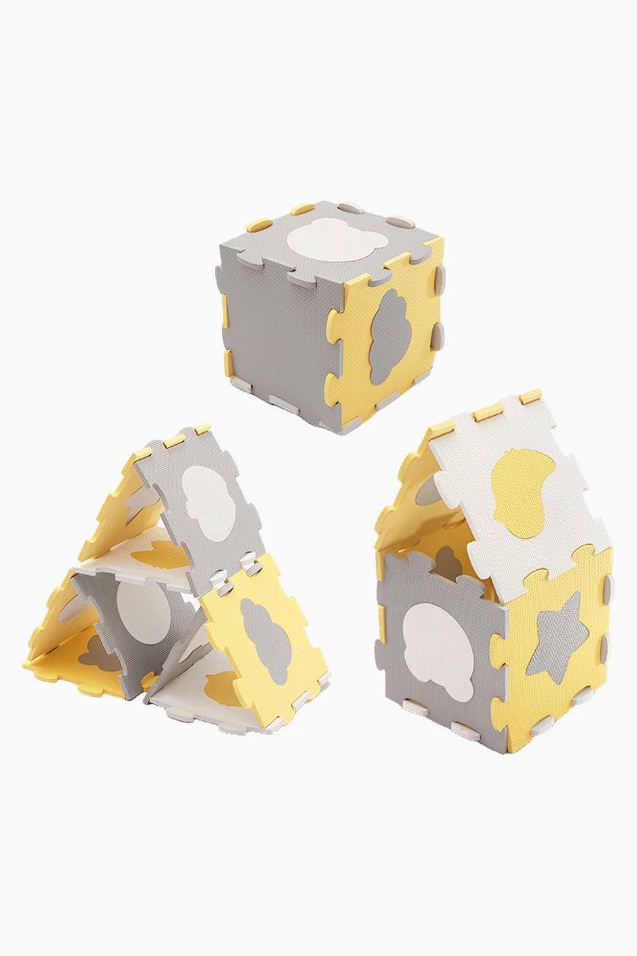 LUNO SHAPES 3D Köpük Oyun Matı Yapboz