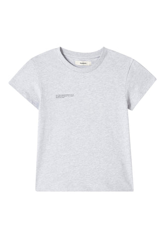 Çocuklar İçin Organik Pamuklu T-Shirt - Gri