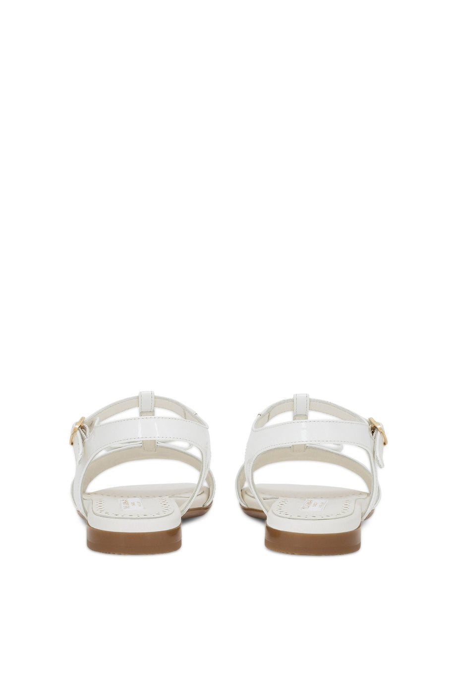 Çocuk Parlak Deri Sandalet - Altın