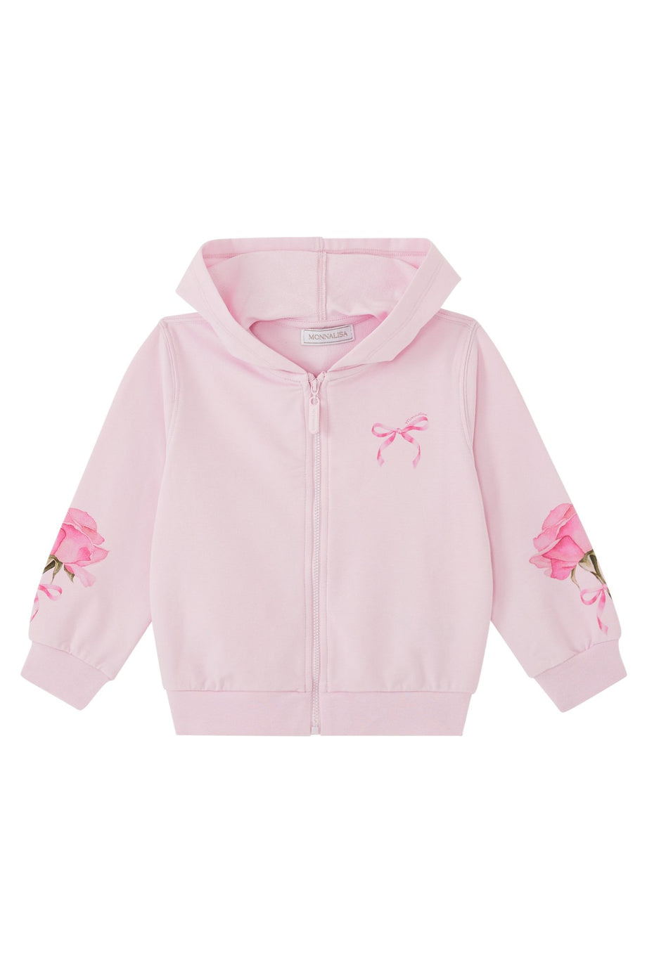 Çocuklar için Gül Desenli Sweatshirt - Pembe