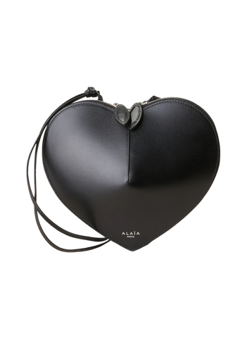 LE COEUR Omuz Çantası, Kalp Şeklinde, Pürüzsüz Deri, Ayarlanabilir Askılı, İtalyan Tasarımı