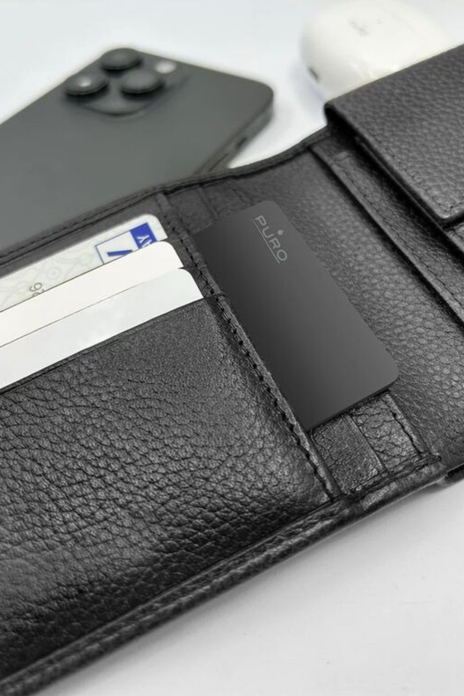Tracker Card Find My Uyumlu Siyah Akıllı Takip Kartı
