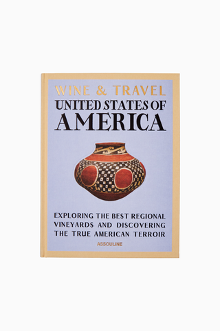 Wine-Travel United States of America Dekoratif Kitap