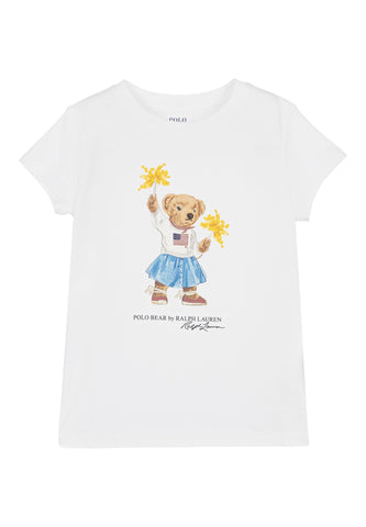 Çocuklar İçin Polo Bear Pamuklu Jersey Tişört