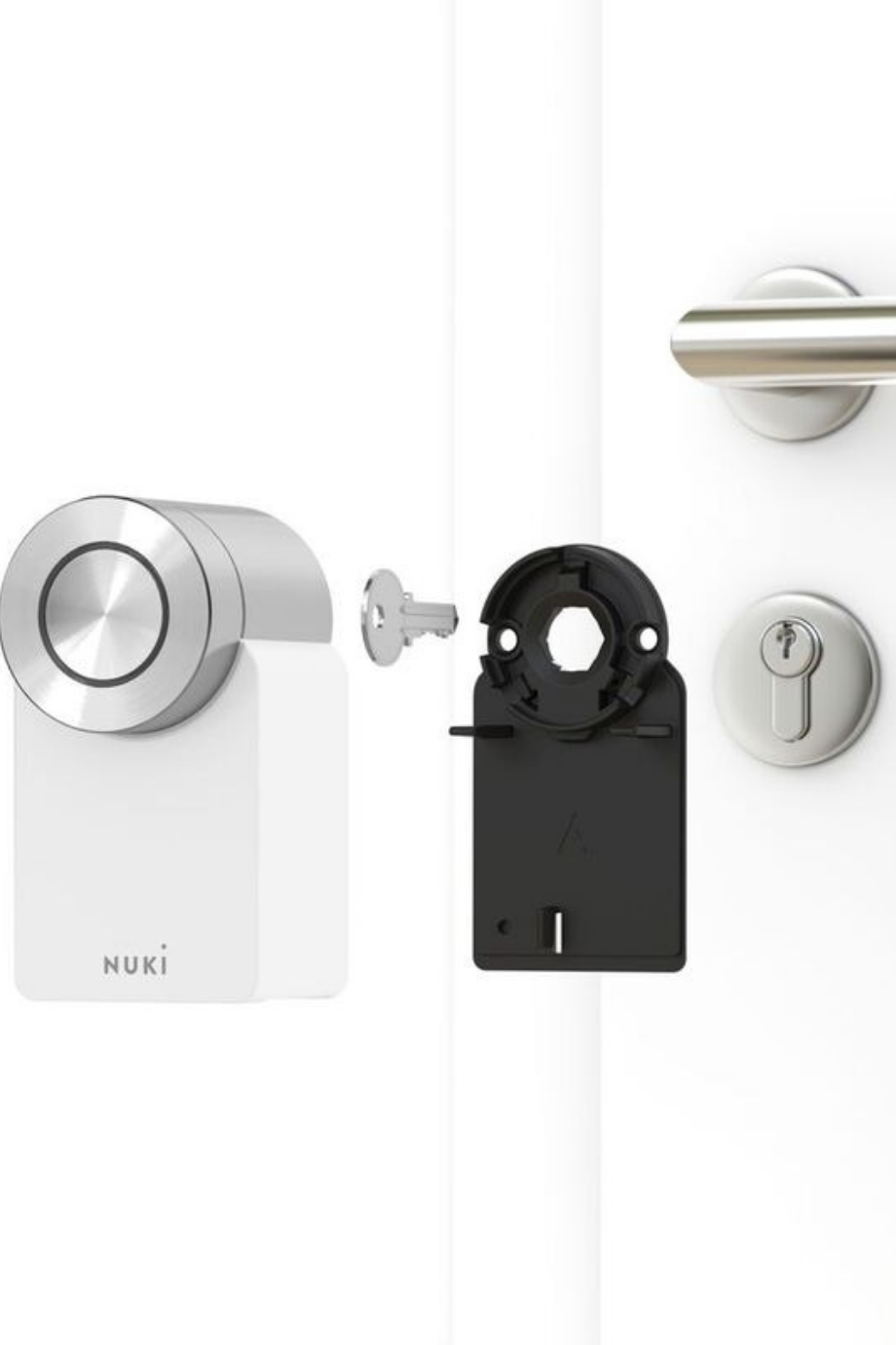 Smart Lock Pro 4. Nesil Beyaz Akıllı Kapı Kilidi