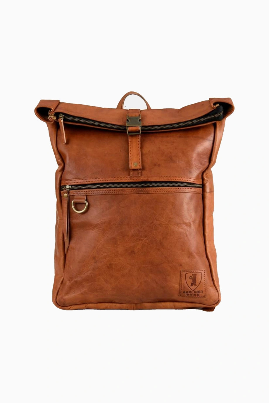 XL Unisex Vintage Hakiki Deri 17 İnç Laptop Bölmeli Unisex Sırt Çantası