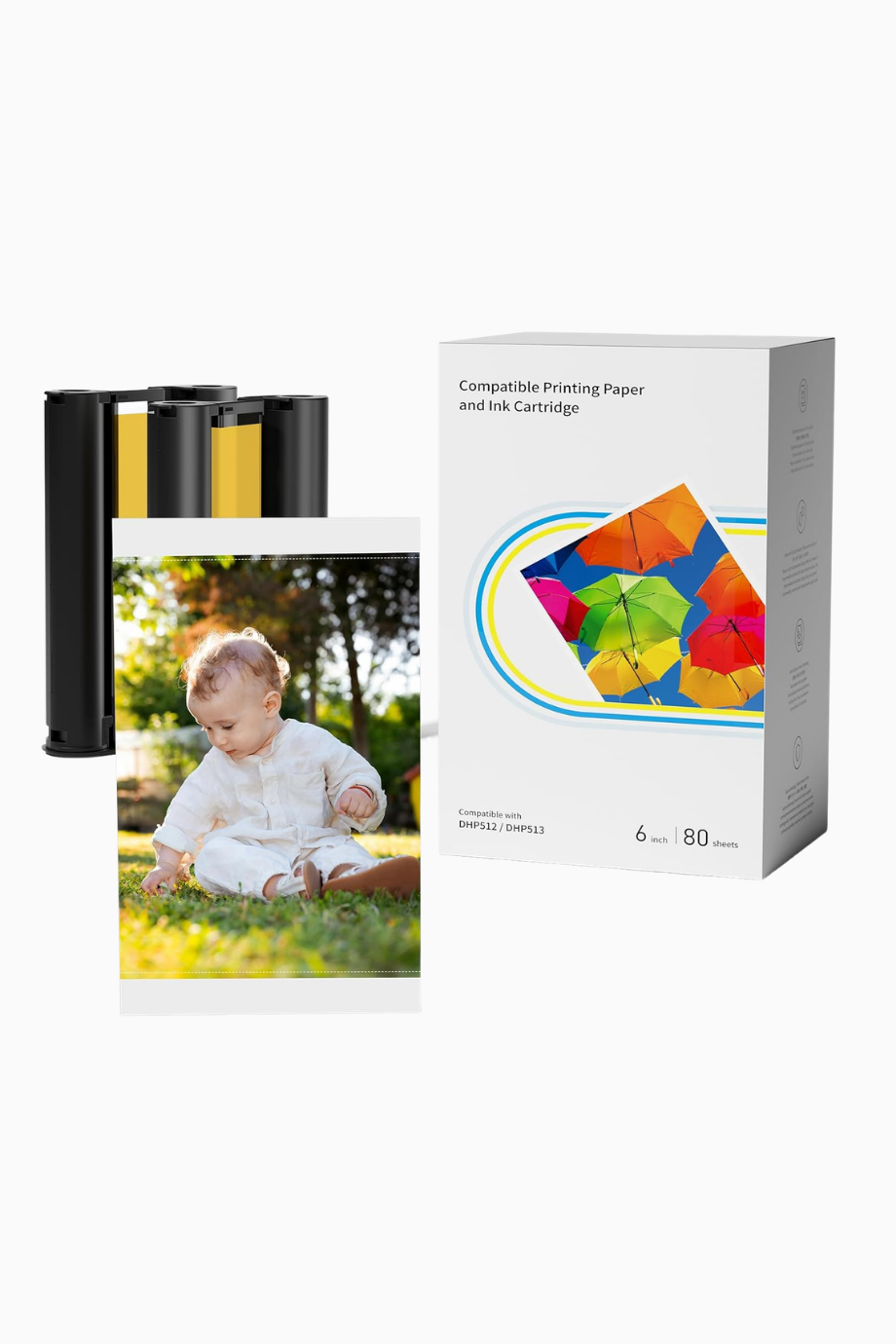 Liene Amber 4"x6" Fotoğraf Kağıdı ve Şerit Seti 80 Yaprak