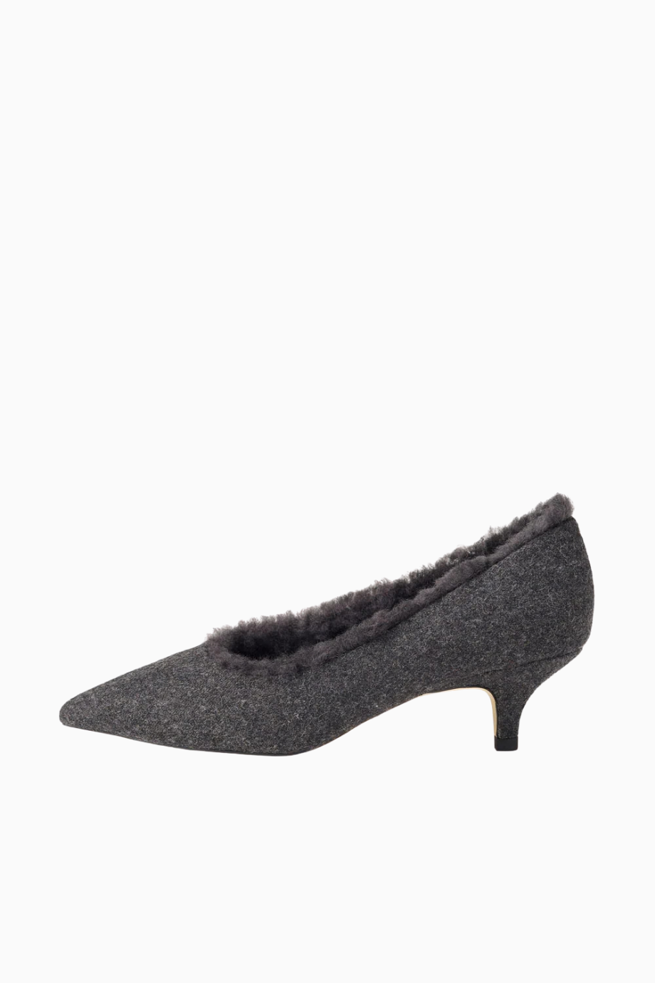 Juliette Wool Gri Kadın Topuklu Ayakkabı