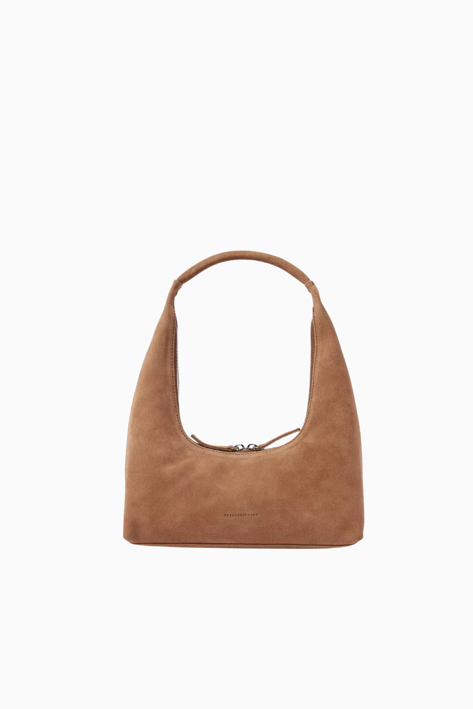 Kahverengi Hobo Omuz Çantası, Yumuşak Süet ve 1990’lar İlhamlı Minimalist Tasarım