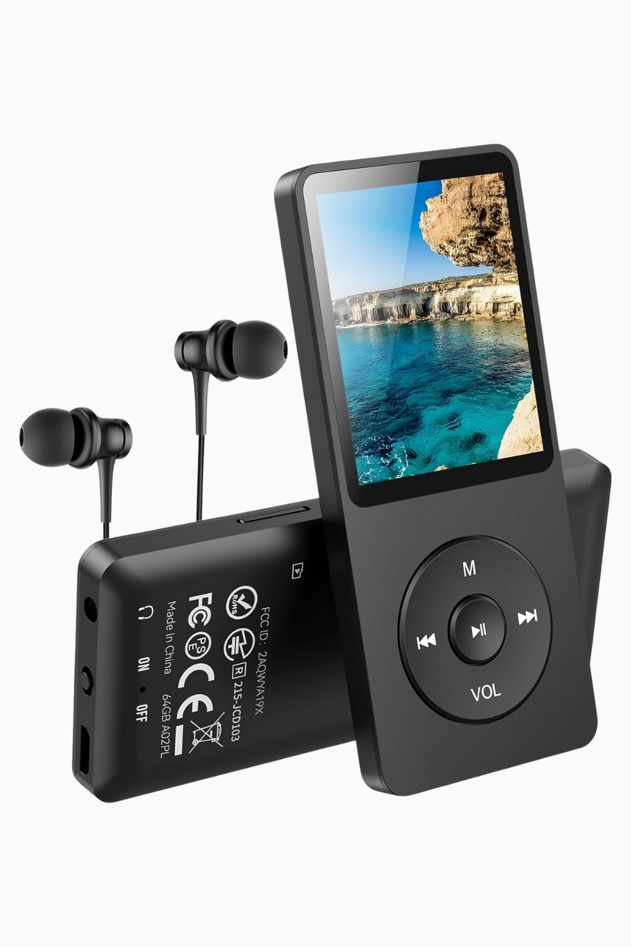 A02PL 64GB Classic MP3 Player FM Radyolu