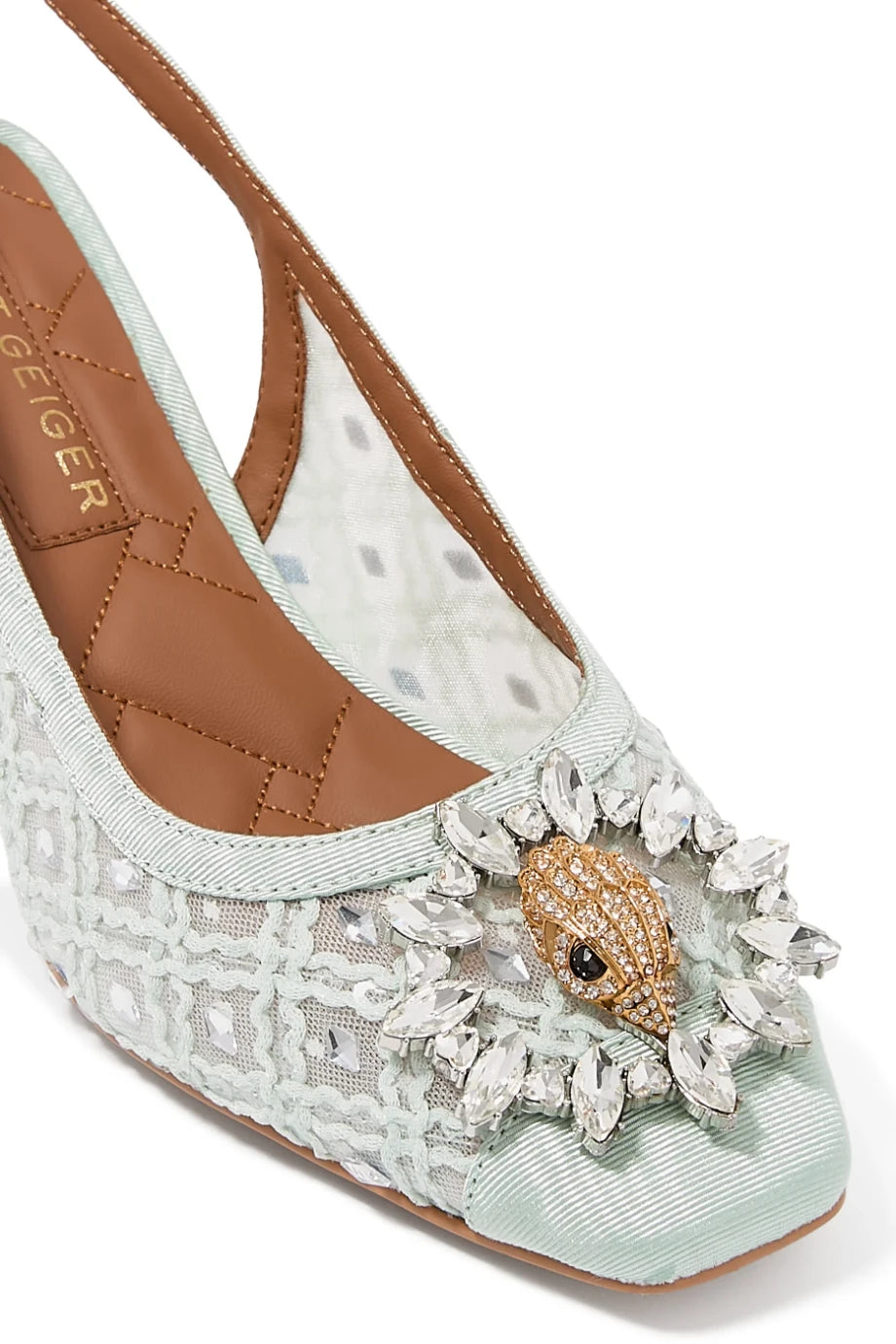Chelsea 60 Block Slingback Deri Lüks, Dolgu Topuklu Kadın Ayakkabı