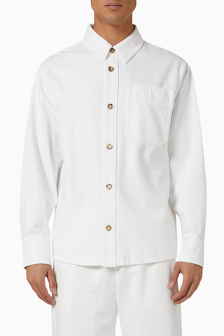 Basile Organik Pamuklu Overshirt Erkek Gömlek