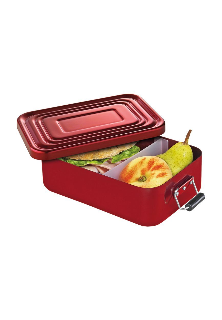 Alüminyum Lunchbox 18x12x5,5 cm Trennstegli Gıda Saklama Kutusu