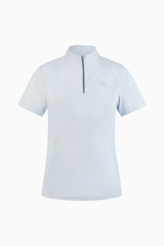 Athleisure 1224 Lüks Kadın Binici Yarış Tişörtü, Taş Detaylı
