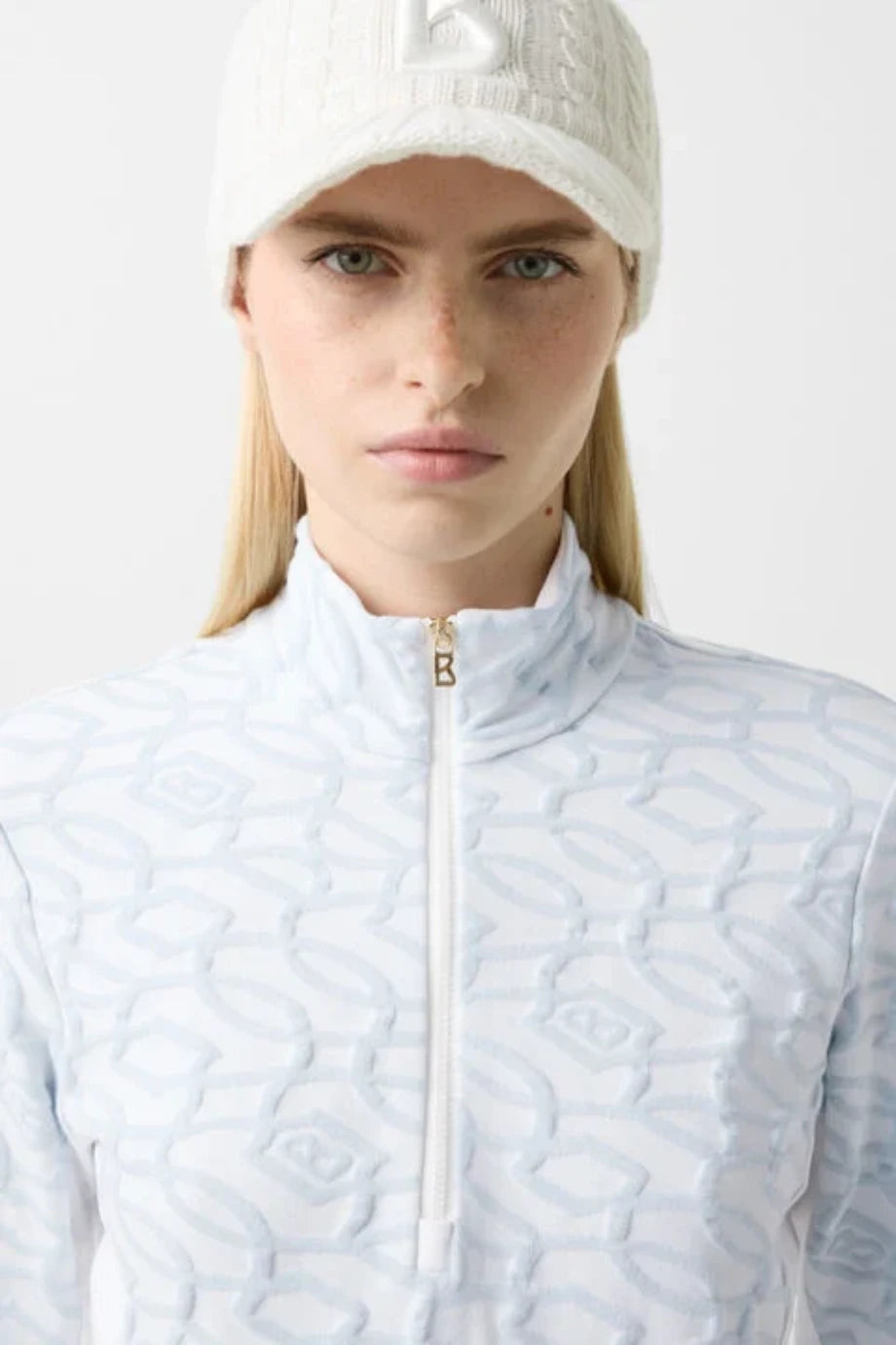 Sport Jasmina Logo Jacquard ve Stretch Kadın Kayak İçlik