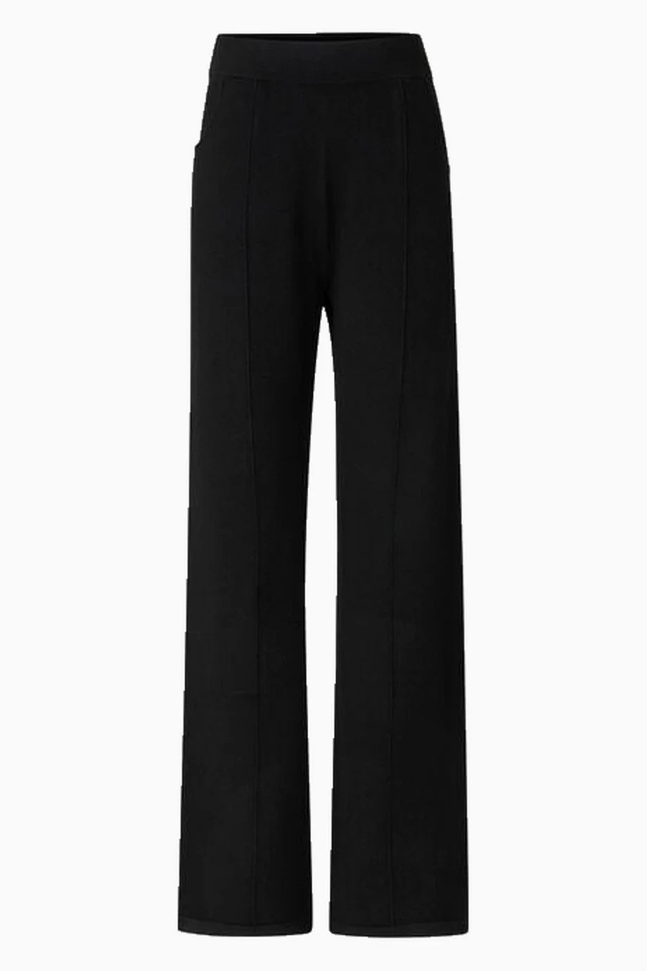 Dasha Yün Karışımlı Siyah Triko Kadın Pantolon