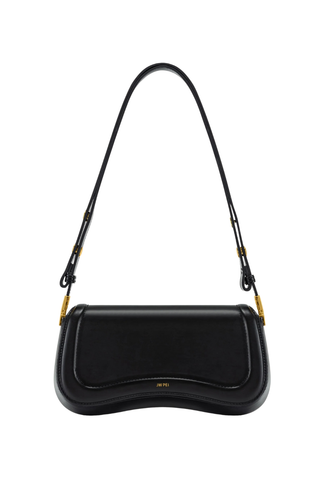 Siyah Joy Vegan Deri Omuz Çantası