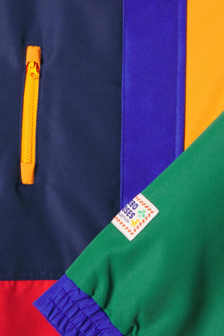 Multicolored Tiles Çocuk Kayak Montu