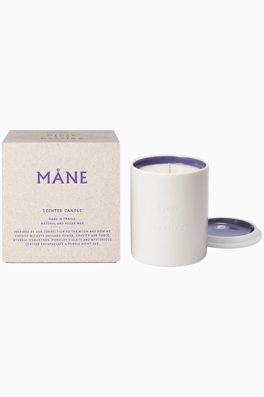 Måne Scented Candle, Ay İlhamlı Doğal Mum