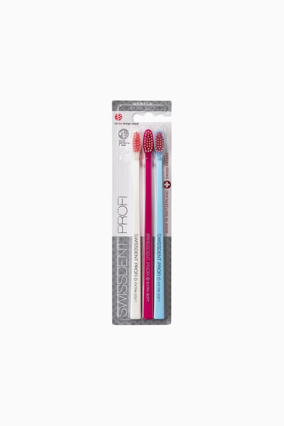 Extra Soft Profi Gentle Trio, Aşırı Hassas Dişler için Yumuşak Diş Fırçası Seti