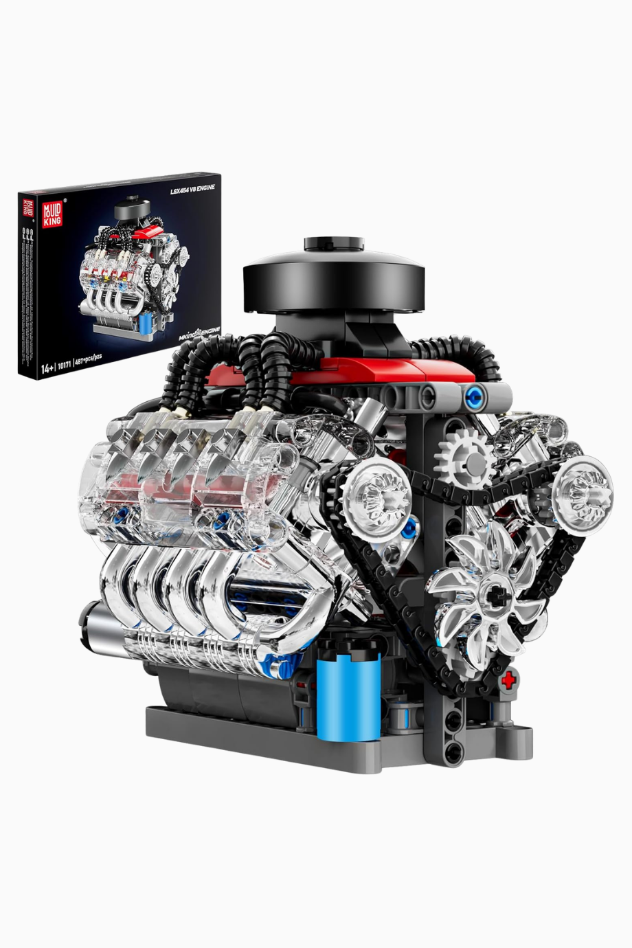 10171 V8 Motor Modeli 487 Parça Lüks Yapı Seti