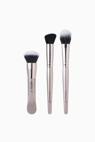 Putty Tools Trio 3 Parça Yüz Makyaj Fırçası Seti, Vegan