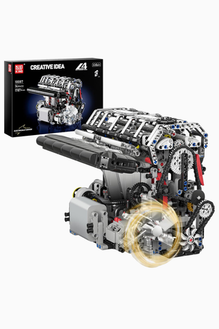 10087 L4 Motor Modeli 1787 Parça Lüks Yapı Seti