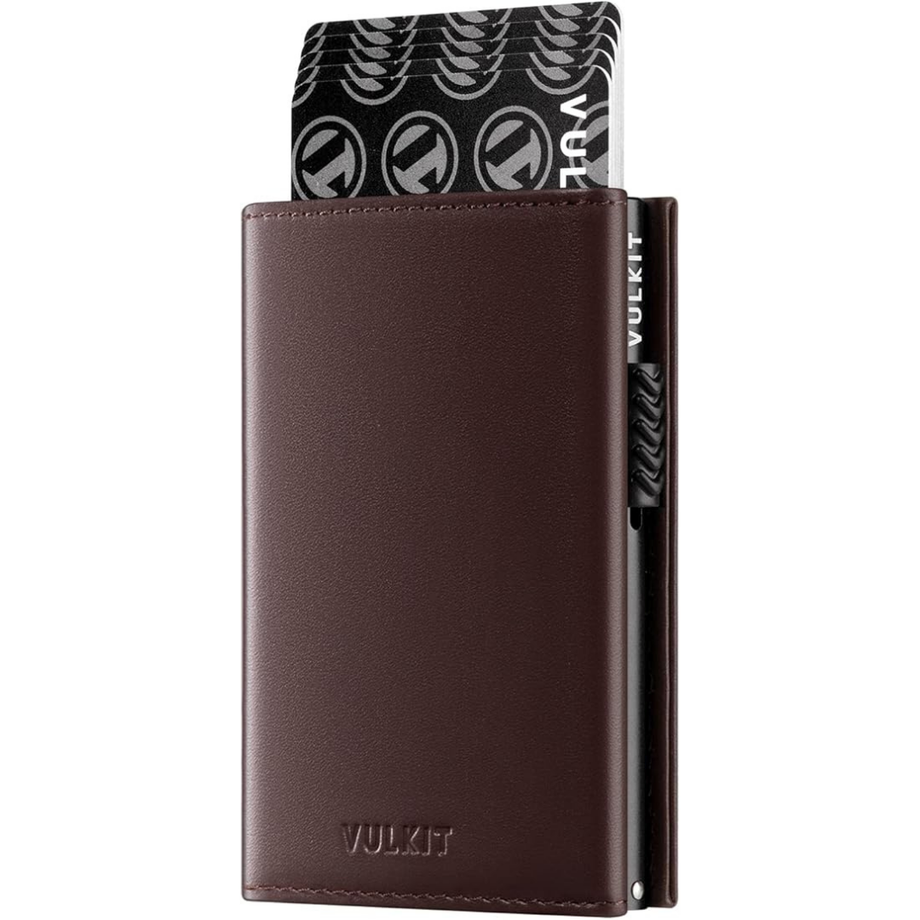 Gerçek Deri Kartlık, RFID Engelleme, Açılır Mekanizma, Manyetik Kapaklı