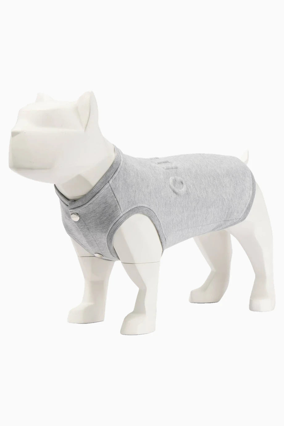 Logo Baskılı Köpek Sweatshirt Gri