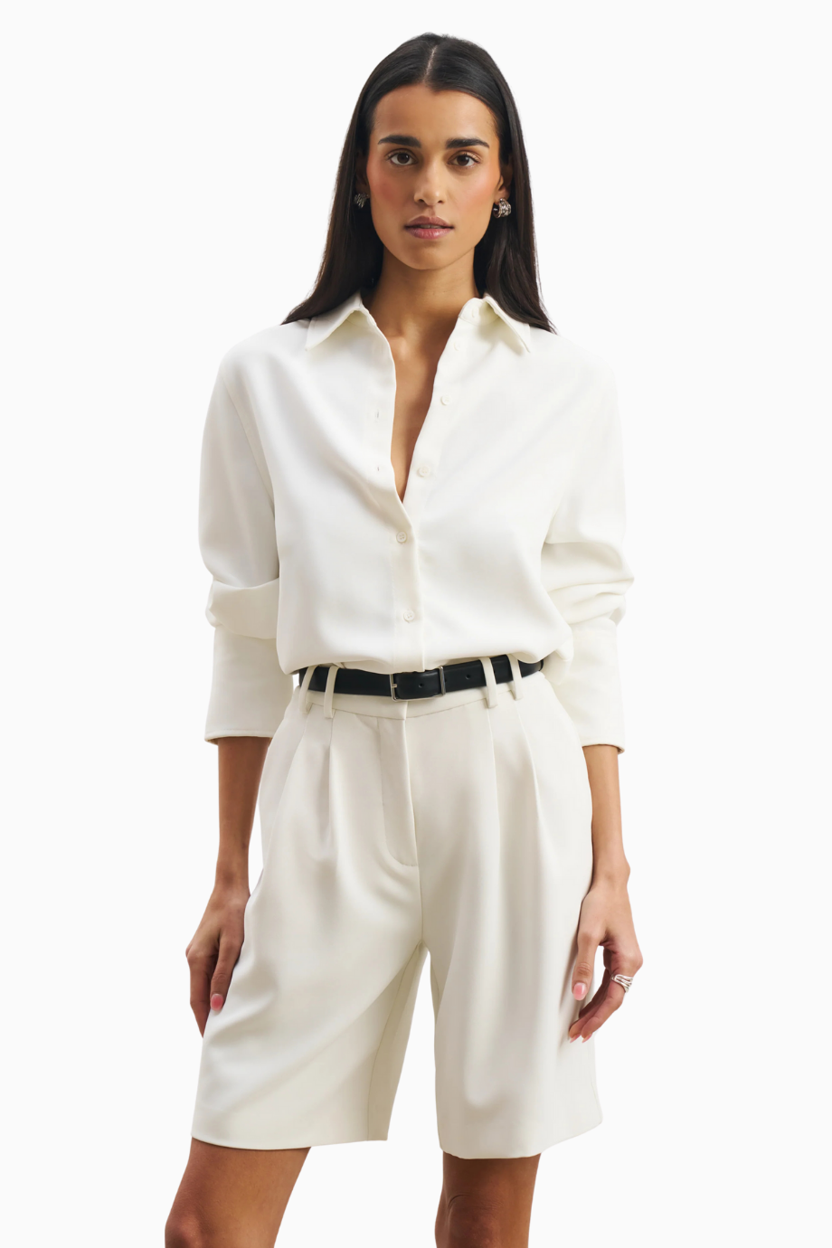 Effortless Oversized Shirt Oversize Kadın Gömlek