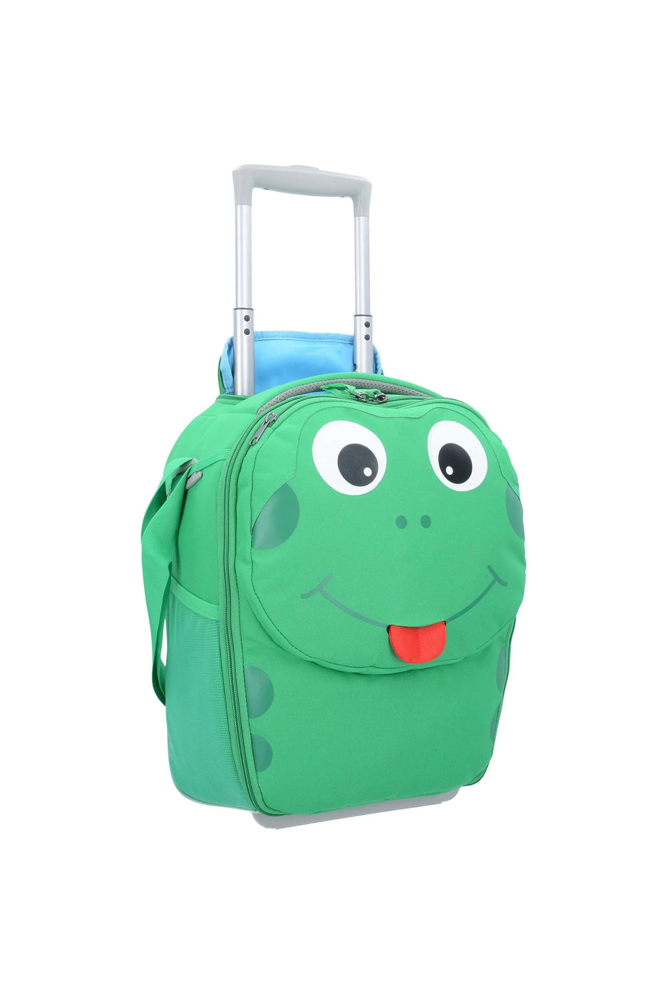 2 Tekerlekli Çocuk Valizi,Yeşil, 40 cm, Hafif ve Fonksiyonel El Bagajı
