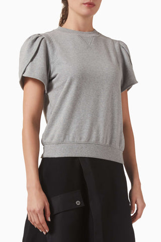 Tulip French Terry Crop Kadın Sweatshirt