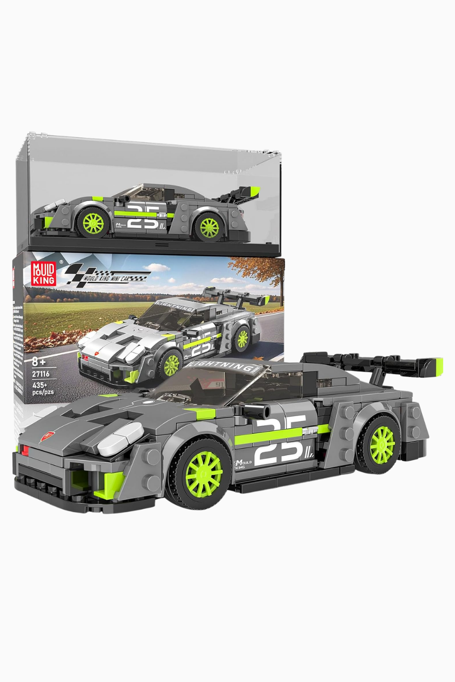 27116 Speed Champion Yarış Araba Yapım Seti 435 Parça Akrilik Kutulu Koleksiyon Model