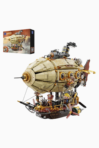 Steampunk Hava Gemisi Mekanik Dişli Yapım Seti Koleksiyon Modeli