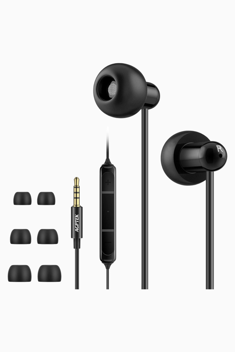 Uyku Kulaklığı Kablolu 3.5 mm Siyah