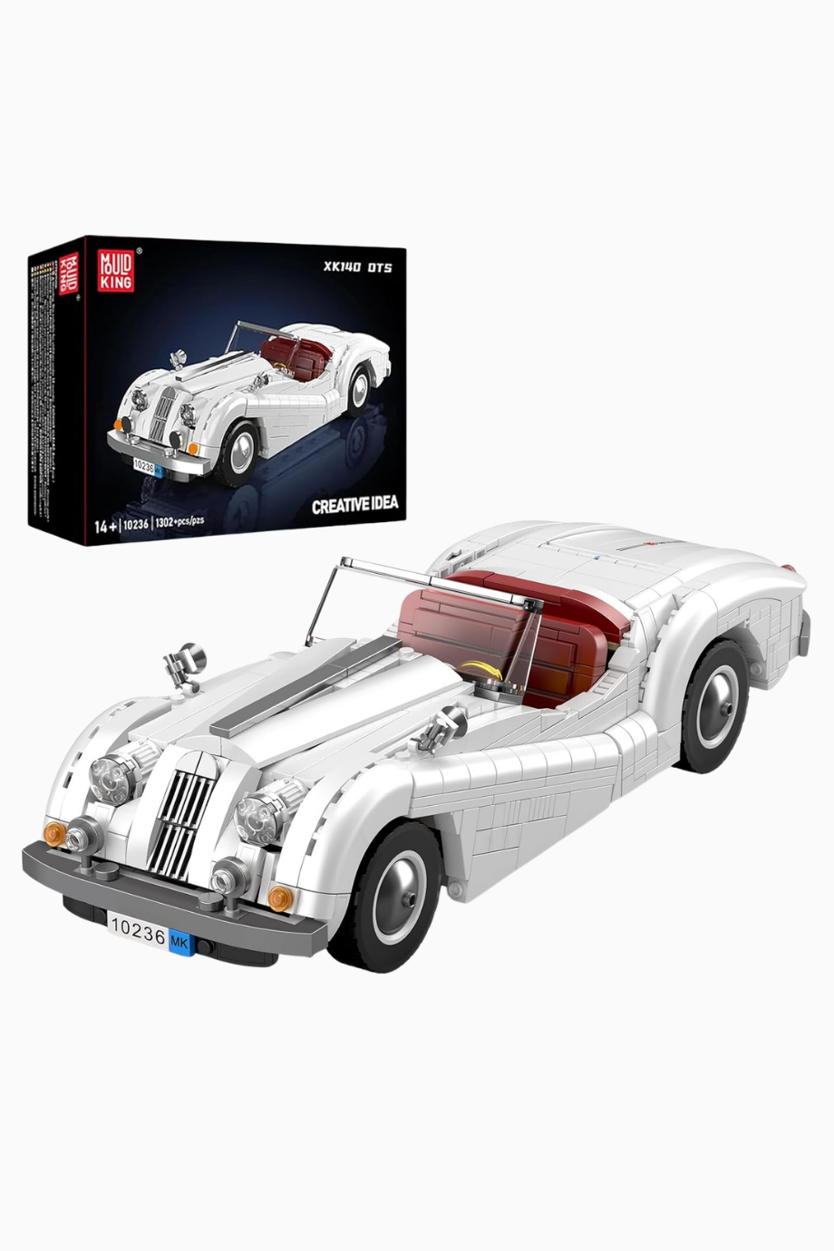 10236 Vintage Convertible Araba 1302 Parça Lüks Yapı Seti