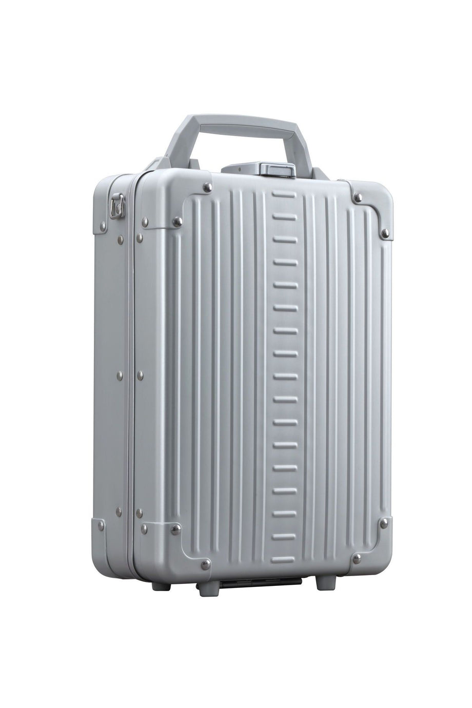 Alüminyum Dikey Evrak Çantası 25 cm, Laptop Bölmeli, TSA Kilitli, Hafif ve Şık Tasarım