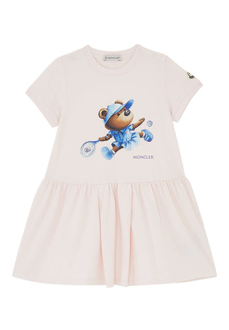 Çocuklar İçin Tenis Motifli Elbise