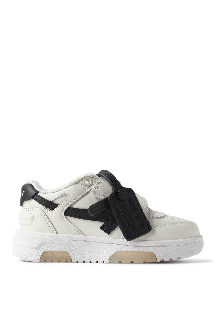 Çocuklar için Ofis Dışı Deri Sneaker - Off-White