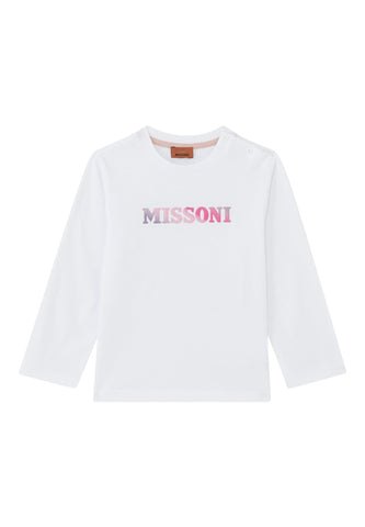 Çocuklar için Logo Baskılı Tişört - Missoni