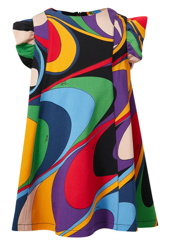 Emilio Pucci Kız Çocuk Onde Elbise